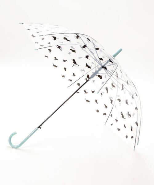 SESTO（セスト）の「gu21ss/Star＆Cat ビニール傘　58㎝（長傘・レディース・パープル/ブラック系その他/ブラック・ONE SIZE）」の6枚目の写真