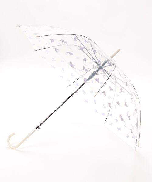 SESTO（セスト）の「gu21ss/Star＆Cat ビニール傘　58㎝（長傘・レディース・パープル/ブラック系その他/ブラック・ONE SIZE）」の5枚目の写真