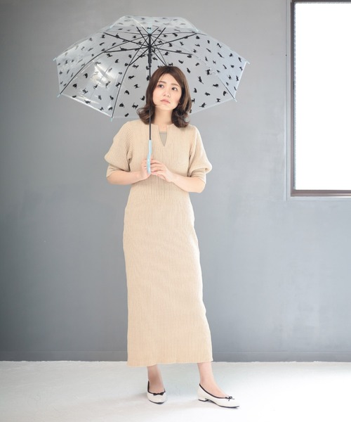 SESTO（セスト）の「gu21ss/Star＆Cat ビニール傘　58㎝（長傘・レディース・パープル/ブラック系その他/ブラック・ONE SIZE）」の11枚目の写真