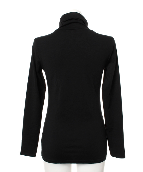GIORDANO（ジョルダーノ）の「[GIORDANO]G-WARMER ハイネックロングスリーブＴシャツ（Tシャツ/カットソー・レディース・ホワイト系その他/ブラック/ブラック系その他/グレー系その他・SMALL/MEDIUM/LARGE）」の6枚目の写真