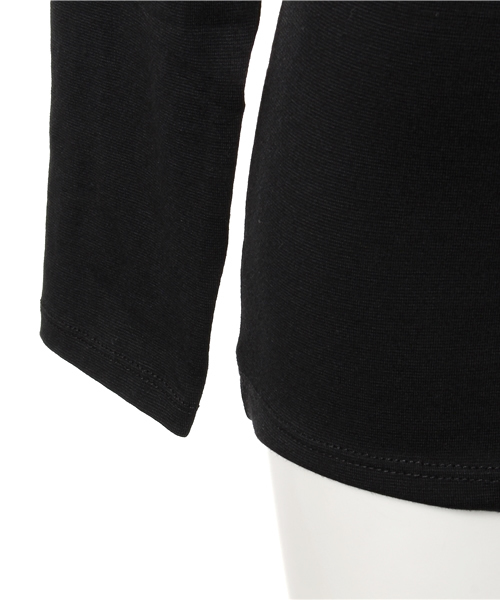 GIORDANO（ジョルダーノ）の「[GIORDANO]G-WARMER ハイネックロングスリーブＴシャツ（Tシャツ/カットソー・レディース・ホワイト系その他/ブラック/ブラック系その他/グレー系その他・SMALL/MEDIUM/LARGE）」の8枚目の写真