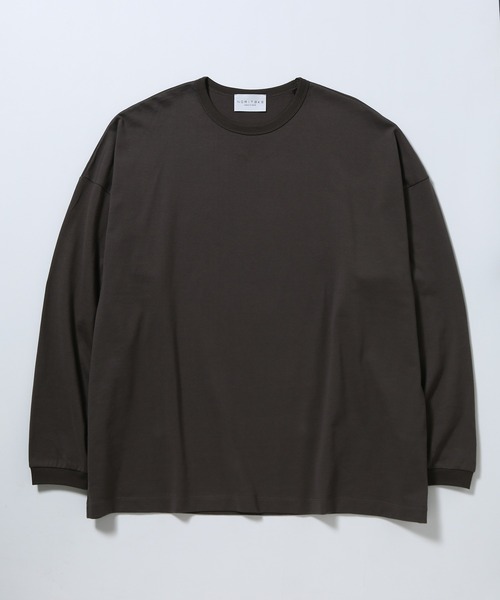 ADAM ET ROPE'(アダムエロペ)の「【NORITAKE】ドロップショルダー ルーズシルエット クルーネックロンT(Tシャツ/カットソー・メンズ・ホワイト/ブラック/チャコールグレー・M/L)」の9枚目の写真