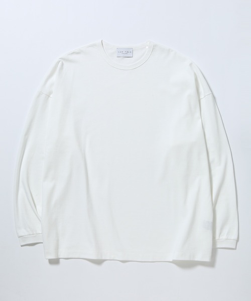 ADAM ET ROPE'(アダムエロペ)の「【NORITAKE】ドロップショルダー ルーズシルエット クルーネックロンT(Tシャツ/カットソー・メンズ・ホワイト/ブラック/チャコールグレー・M/L)」の11枚目の写真