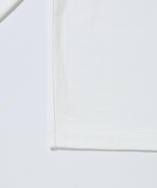 ADAM ET ROPE'(アダムエロペ)の「【NORITAKE】ドロップショルダー ルーズシルエット クルーネックロンT(Tシャツ/カットソー・メンズ・ホワイト/ブラック/チャコールグレー・M/L)」の14枚目の写真