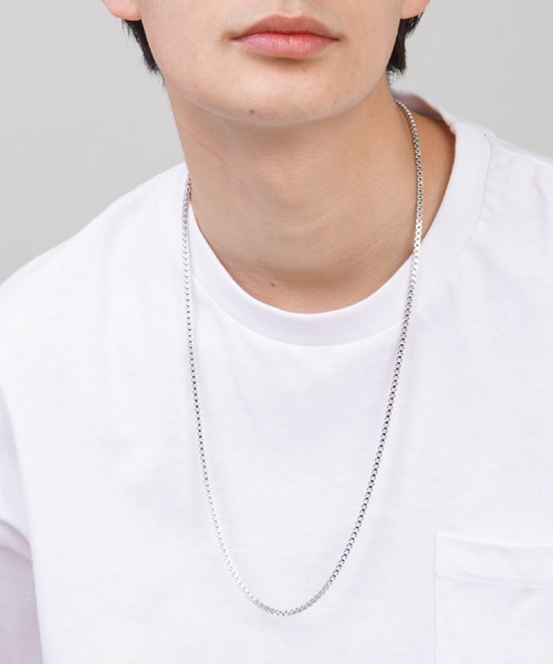SPINNS（スピンズ）の「シルバーチェーンネックレス（ネックレス・メンズ・A/F/G/B/E/C/D・ONESIZE）」の17枚目の写真