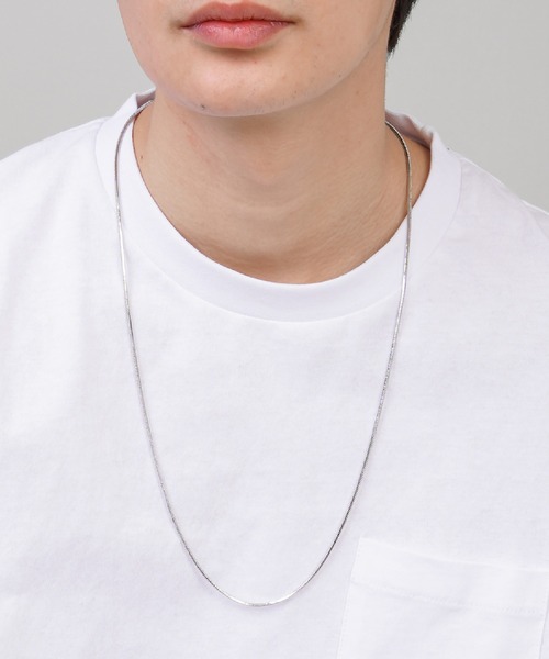 SPINNS（スピンズ）の「シルバーチェーンネックレス（ネックレス・メンズ・A/F/G/B/E/C/D・ONESIZE）」の11枚目の写真
