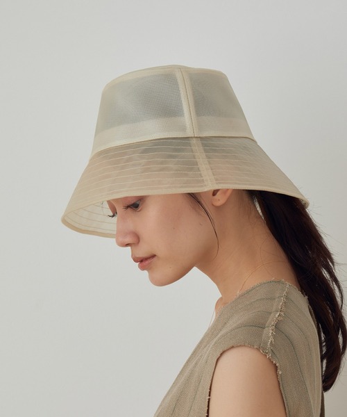 La Maison de Lyllis（メゾンドリリス）の「【La Maison de Lyllis】別注 GRASS POTHAT（ハット・レディース・ブラウン/オフホワイト・M）」の8枚目の写真
