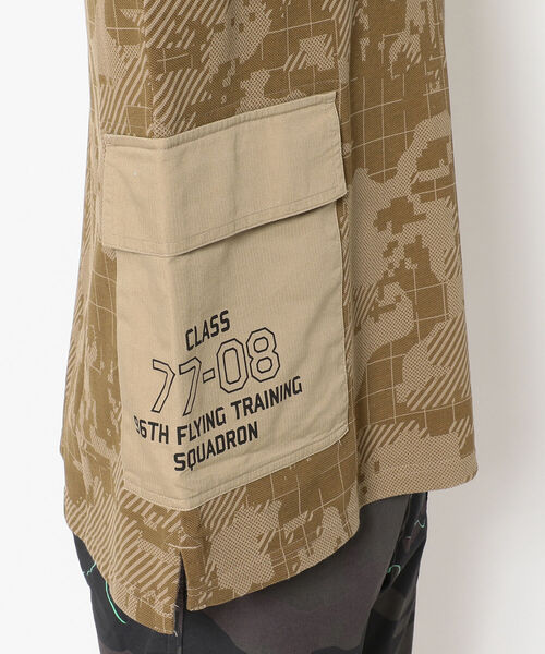 AVIREX（アヴィレックス）の「ルーズフィット カスタム ポロシャツ / SS LOOSE FIT CUSTOM POLO SHIRT / アヴィレックス / AVIREX（ポロシャツ・メンズ・ネイビー/オフホワイト/ブラウン系その他2・MEDIUM/LARGE/X-LARGE/XX-LARGE）」の9枚目の写真