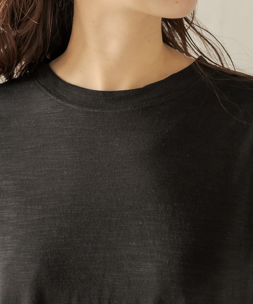 CAPRICIEUX LE'MAGE(カプリシューレマージュ)の「〈上下セットアイテム〉Tシャツ×柄スカートSET(ワンピース・レディース・ブラック/ホワイト・FREE)」の16枚目の写真