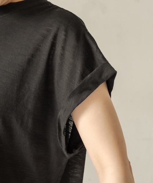 CAPRICIEUX LE'MAGE(カプリシューレマージュ)の「〈上下セットアイテム〉Tシャツ×柄スカートSET(ワンピース・レディース・ブラック/ホワイト・FREE)」の3枚目の写真