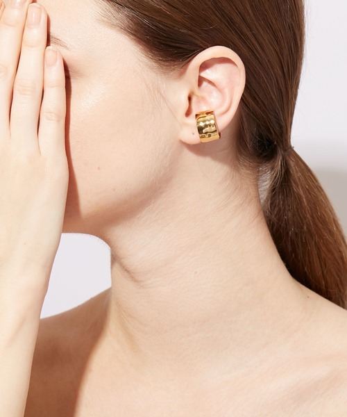 ARTIDA OUD ダイヤモンド　イヤークリップ　イヤーカフ イヤリング ARTIDA OUD リバーシブル イヤカフ ARTIDA OUD 片耳用 イヤリング イヤークリップ ARTIDA OUD」 イヤーカフ -  ゴールド レディース