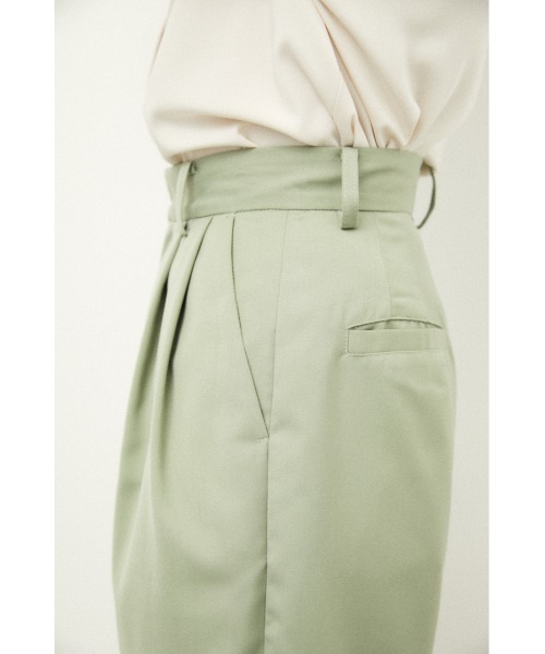 LAGUA GEM(ラグアジェム)の「MANISH HALF PT(その他パンツ・レディース・ライトグリーン/ブラック/ホワイト・MEDIUM/X-SMALL/SMALL)」の9枚目の写真