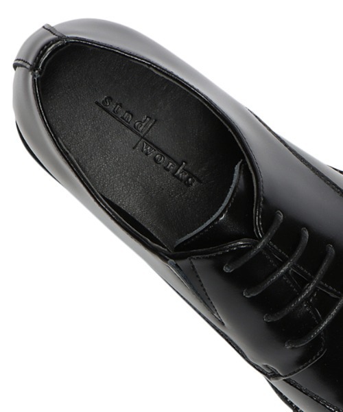 LUGG NAGG(ラグナグ)の「【Stnd works/スタンドワークス】走れる!!カウレザースクエアトゥ モカシンドレスシューズ(ドレスシューズ・メンズ・ブラック/ダークブラウン・25.5cm/26.5cm/27.5cm/25.0cm/26.0cm/27.0cm)」の8枚目の写真