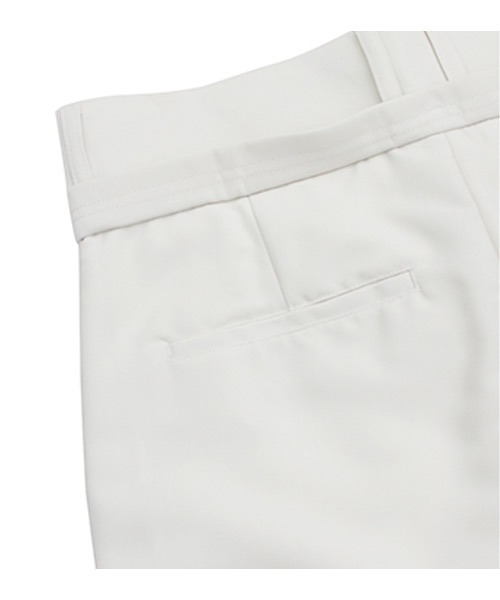 WESTBOY（ウエストボーイ）の「【WB ORIGINALS】Waist Gather Wide Slacks WO21S411PT（スラックス・メンズ・ホワイト/ブラック・M/XL/L）」の9枚目の写真
