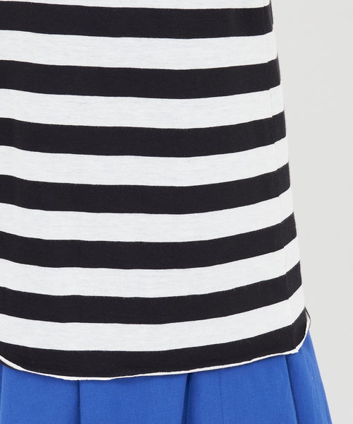 Rouge vif（ルージュヴィフ）の「ボートネックボーダーカットソー（Tシャツ/カットソー・レディース・ホワイト/ブラック・フリー）」の10枚目の写真