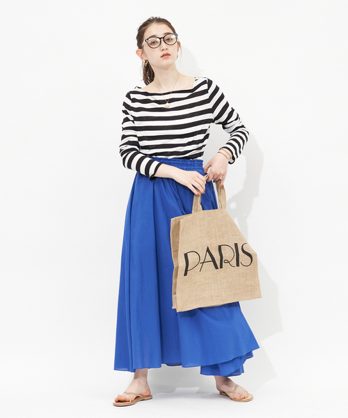 Rouge vif（ルージュヴィフ）の「ボートネックボーダーカットソー（Tシャツ/カットソー・レディース・ホワイト/ブラック・フリー）」の12枚目の写真