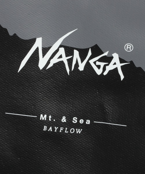 NANGA（ナンガ）の「【NANGA Mt. & Sea】キャンバストート（トートバッグ・メンズ・ブルー/ブラック・FREE）」の9枚目の写真