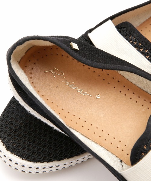 NANO universe(ナノユニバース)の「別注CLASSIC 20℃エラスティックキャンバススリッポン(スリッポン・メンズ・ブラック/オフホワイト・42/44/43/41/40)」の3枚目の写真