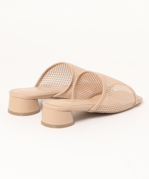 sesenta(セセンタ)の「【sesenta】太ヒールメッシュミュールサンダル(サンダル・レディース・ベージュ/オリーブ/グレー・S/M/L)」の17枚目の写真