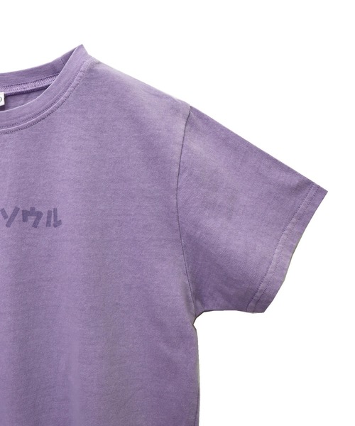 JUNKSOUL(ジャンクソウル)の「【KID'S】ジャンクソウルのピグメントTシャツ (M4)(Tシャツ/カットソー・キッズ・カーキ/ライトブルー/チャコール/バイオレット/イエロー系・100/110/120/130/140/150/160)」の22枚目の写真
