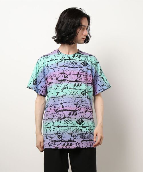 【セール】【GECKO HAWAII/ゲッコーハワイ】（UN）GECKO TIE DYE TEE（Tシャツ/カットソー）｜PARKS TOKYO SELECT（パークストウキョウセレクト）