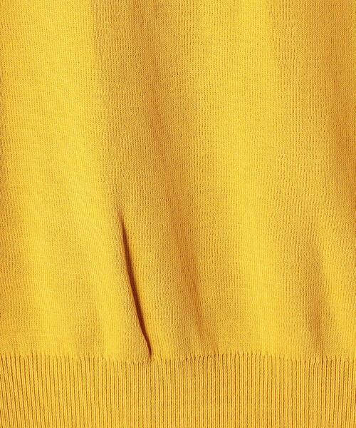 green label relaxing（グリーンレーベルリラクシング）の「ソウバリ ソデ シフォン プルオーバー ニット -ウォッシャブル-（ニット/セーター・レディース・ブラック/オフホワイト/イエロー・FREE）」の21枚目の写真