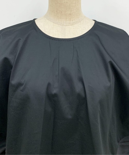 HERENCIA（ヘレンチア）の「袖ボリューム異素材プルオーバー（Tシャツ/カットソー・レディース・ブラック/ブラウン・M）」の22枚目の写真