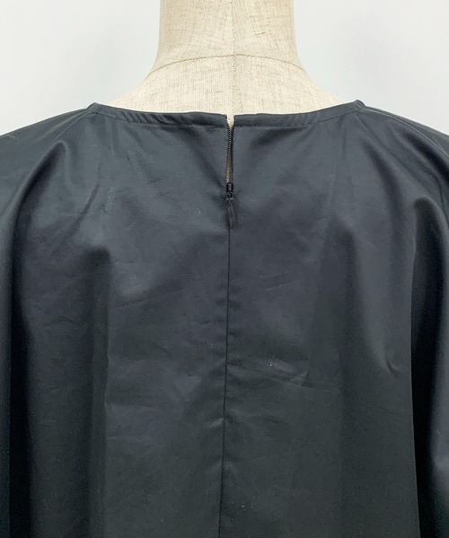 HERENCIA（ヘレンチア）の「袖ボリューム異素材プルオーバー（Tシャツ/カットソー・レディース・ブラック/ブラウン・M）」の12枚目の写真