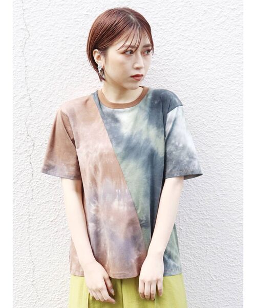 MURUA（ムルーア）の「スラッシュパターンナンバーTシャツ（Tシャツ/カットソー・レディース・ホワイト/その他1・FREE）」の3枚目の写真