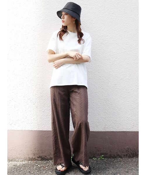 MURUA（ムルーア）の「スラッシュパターンナンバーTシャツ（Tシャツ/カットソー・レディース・ホワイト/その他1・FREE）」の11枚目の写真