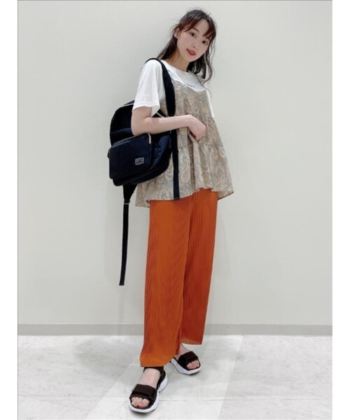 Cutie Blonde(キューティーブロンド)の「◆【S-L/2点セット】ティアードキャミアンサンブル(その他トップス・レディース・ブラック/グレー系/ベージュ系・01/02/03)」の6枚目の写真