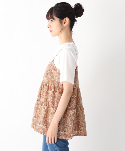 Cutie Blonde(キューティーブロンド)の「◆【S-L/2点セット】ティアードキャミアンサンブル(その他トップス・レディース・ブラック/グレー系/ベージュ系・01/02/03)」の8枚目の写真