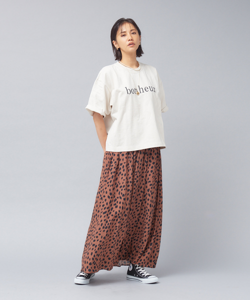 Rouge vif Anna(ルージュヴィフアンナ)の「【WEB・一部店舗限定】IPEKER レオパードマキシスカート(スカート・レディース・ブラウン・フリー)」の10枚目の写真