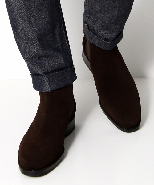 UNITED ARROWS（ユナイテッドアローズ）の「UA スウェード　サイドゴアブーツ ◆（その他シューズ・メンズ・ダークブラウン・9h/6h/6/8/7h/7/9/8h）」の8枚目の写真
