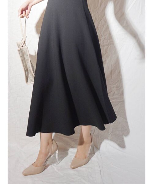 MERCURYDUO（マーキュリーデュオ）の「ハイツイストスタンドカラーニットワンピース（ワンピース・レディース・アイボリー/ブルー/ブラック・FREE）」の7枚目の写真