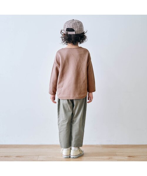 apres les cours（アプレレクール）の「アソート柄Tシャツ（Tシャツ/カットソー・キッズ・イエロー/アイボリー/チャコール/サックスブルー/ブラウン・110/130/90/100/120/140/80）」の8枚目の写真