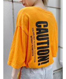 Figments | CAUTIONパッチＴ(Tシャツ/カットソー)