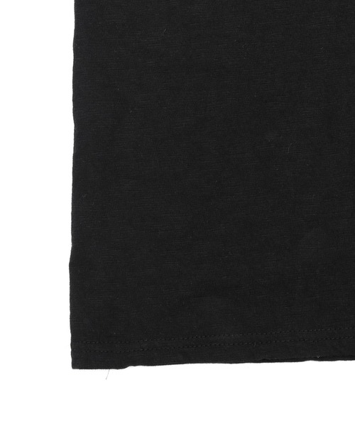 Figments（フィグメンツ）の「CAUTIONパッチＴ（Tシャツ/カットソー・レディース・オレンジ/ブラック・FREE）」の4枚目の写真