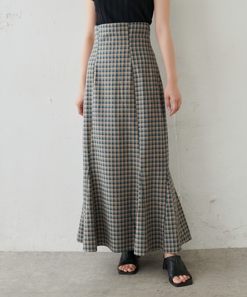 natural couture（ナチュラルクチュール）の「【WEB限定】今年のマストトレンド！ハイウエストマーメイドスカートSサイズ（スカート・レディース・ブラウン/グリーン/パープル/その他1/その他2/スミクロ/ベージュ・SMALL）」の6枚目の写真