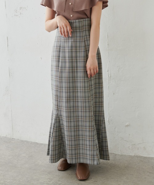 natural couture（ナチュラルクチュール）の「【WEB限定】今年のマストトレンド！ハイウエストマーメイドスカートSサイズ（スカート・レディース・ブラウン/グリーン/パープル/その他1/その他2/スミクロ/ベージュ・SMALL）」の7枚目の写真