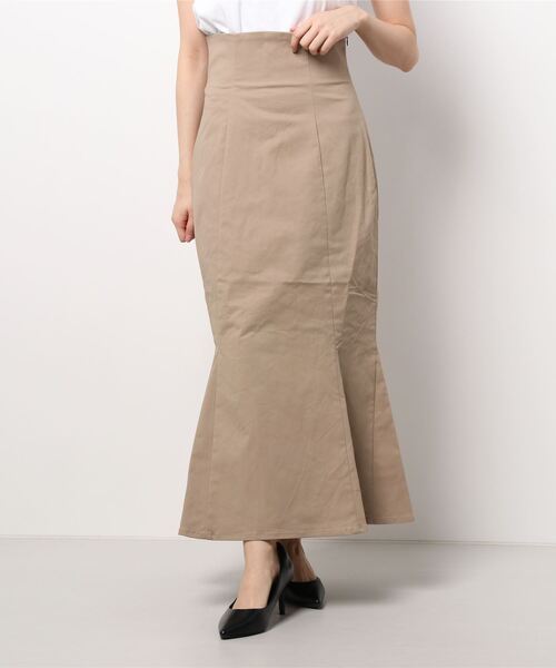 natural couture（ナチュラルクチュール）の「【WEB限定】今年のマストトレンド！ハイウエストマーメイドスカートSサイズ（スカート・レディース・ブラウン/グリーン/パープル/その他1/その他2/スミクロ/ベージュ・SMALL）」の8枚目の写真