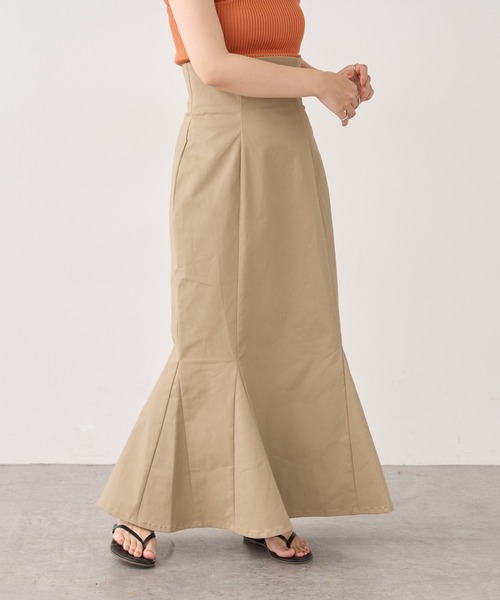 natural couture（ナチュラルクチュール）の「【WEB限定】今年のマストトレンド！ハイウエストマーメイドスカートSサイズ（スカート・レディース・ブラウン/グリーン/パープル/その他1/その他2/スミクロ/ベージュ・SMALL）」の10枚目の写真