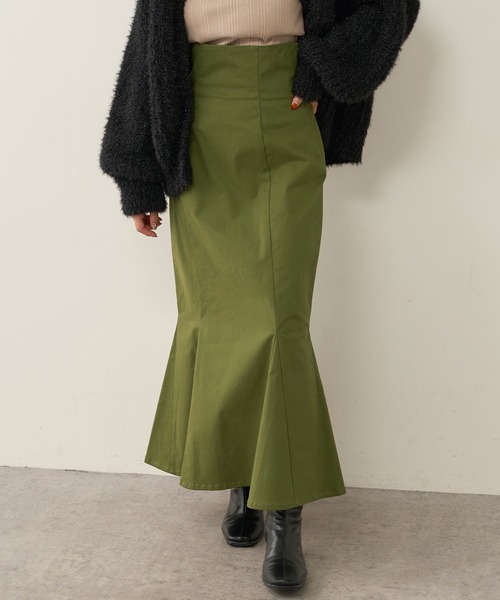 natural couture（ナチュラルクチュール）の「【WEB限定】今年のマストトレンド！ハイウエストマーメイドスカートSサイズ（スカート・レディース・ブラウン/グリーン/パープル/その他1/その他2/スミクロ/ベージュ・SMALL）」の19枚目の写真