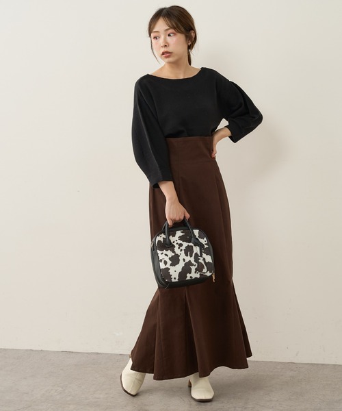 natural couture（ナチュラルクチュール）の「【WEB限定】今年のマストトレンド！ハイウエストマーメイドスカートSサイズ（スカート・レディース・ブラウン/グリーン/パープル/その他1/その他2/スミクロ/ベージュ・SMALL）」の20枚目の写真