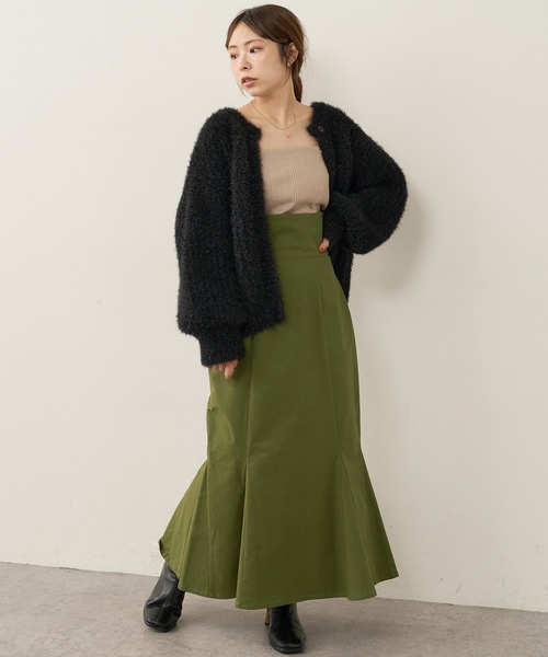 natural couture（ナチュラルクチュール）の「【WEB限定】今年のマストトレンド！ハイウエストマーメイドスカートSサイズ（スカート・レディース・ブラウン/グリーン/パープル/その他1/その他2/スミクロ/ベージュ・SMALL）」の18枚目の写真