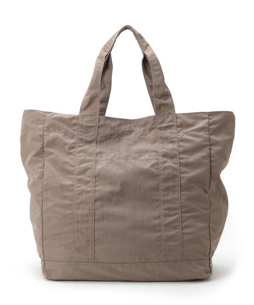 BASECONTROL（ベースコントロール）の「◆洗える コットンキャンバス / ナイロン ビッグトートバッグ（トートバッグ・メンズ・ブラック/ベージュ/カーキ/ダークグレー・99）」の3枚目の写真