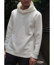 NICOLE CLUB FOR MEN | ケーブルブリスタープルオーバーパーカ(パーカー)