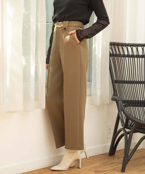 ANT(アント)の「ポンチワイドパンツ【ANT】(その他パンツ・レディース・ブラック/ネイビー/カーキ・FREE)」の3枚目の写真