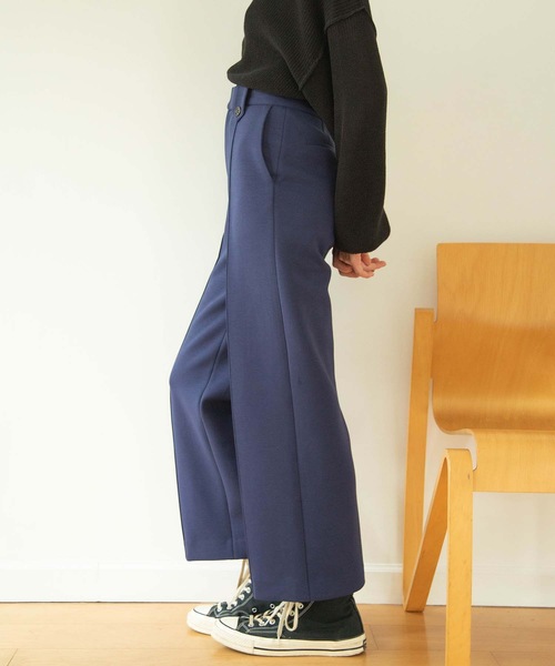 ANT(アント)の「ポンチワイドパンツ【ANT】(その他パンツ・レディース・ブラック/ネイビー/カーキ・FREE)」の10枚目の写真