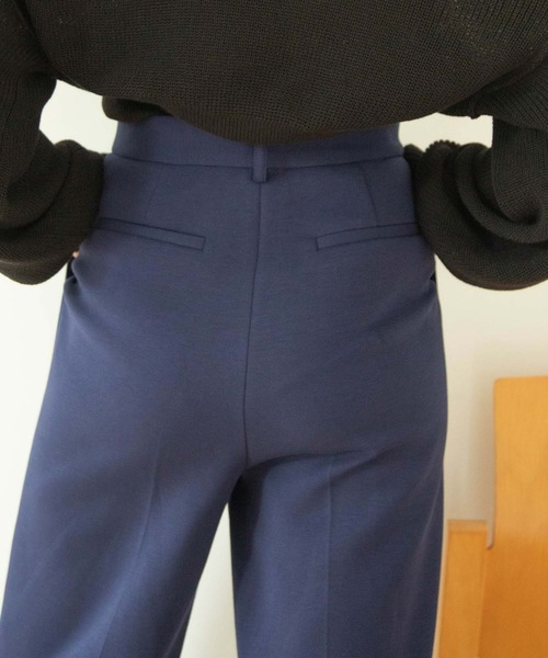 ANT(アント)の「ポンチワイドパンツ【ANT】(その他パンツ・レディース・ブラック/ネイビー/カーキ・FREE)」の7枚目の写真